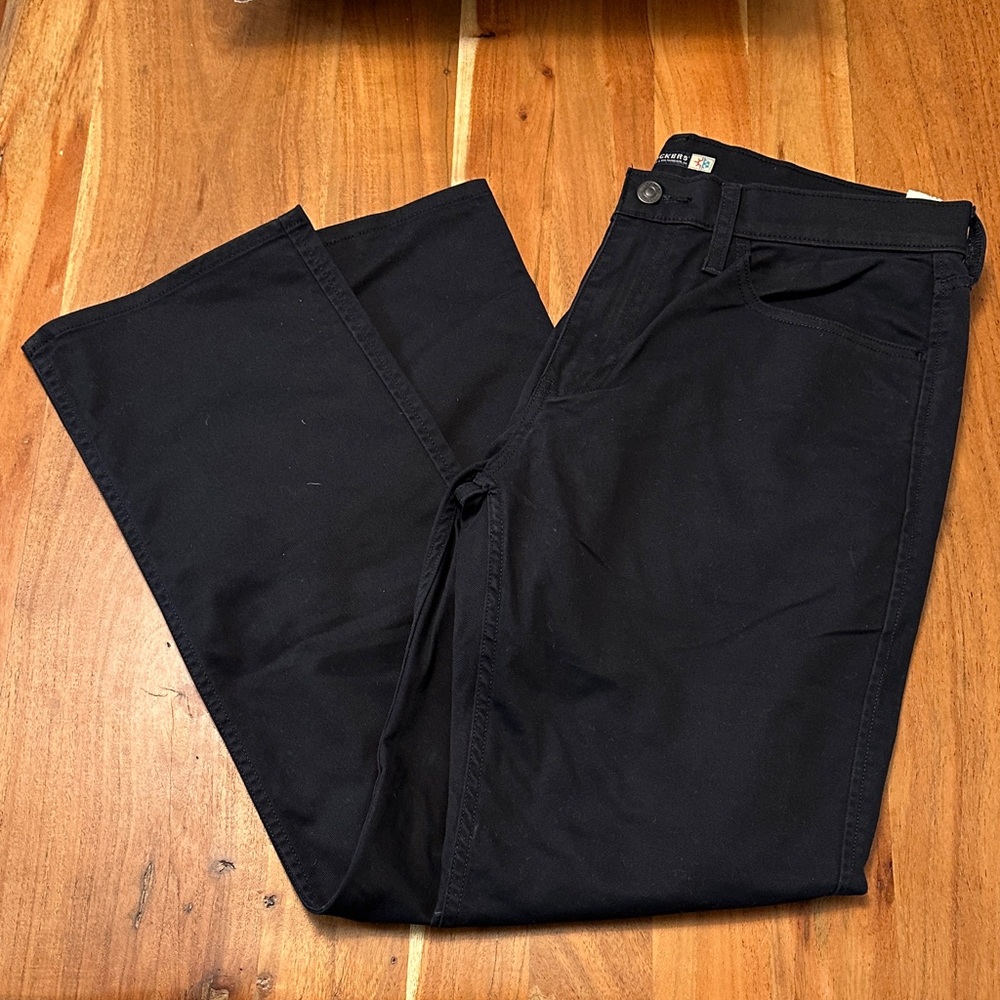 Dockers Black Straight Leg Trousers